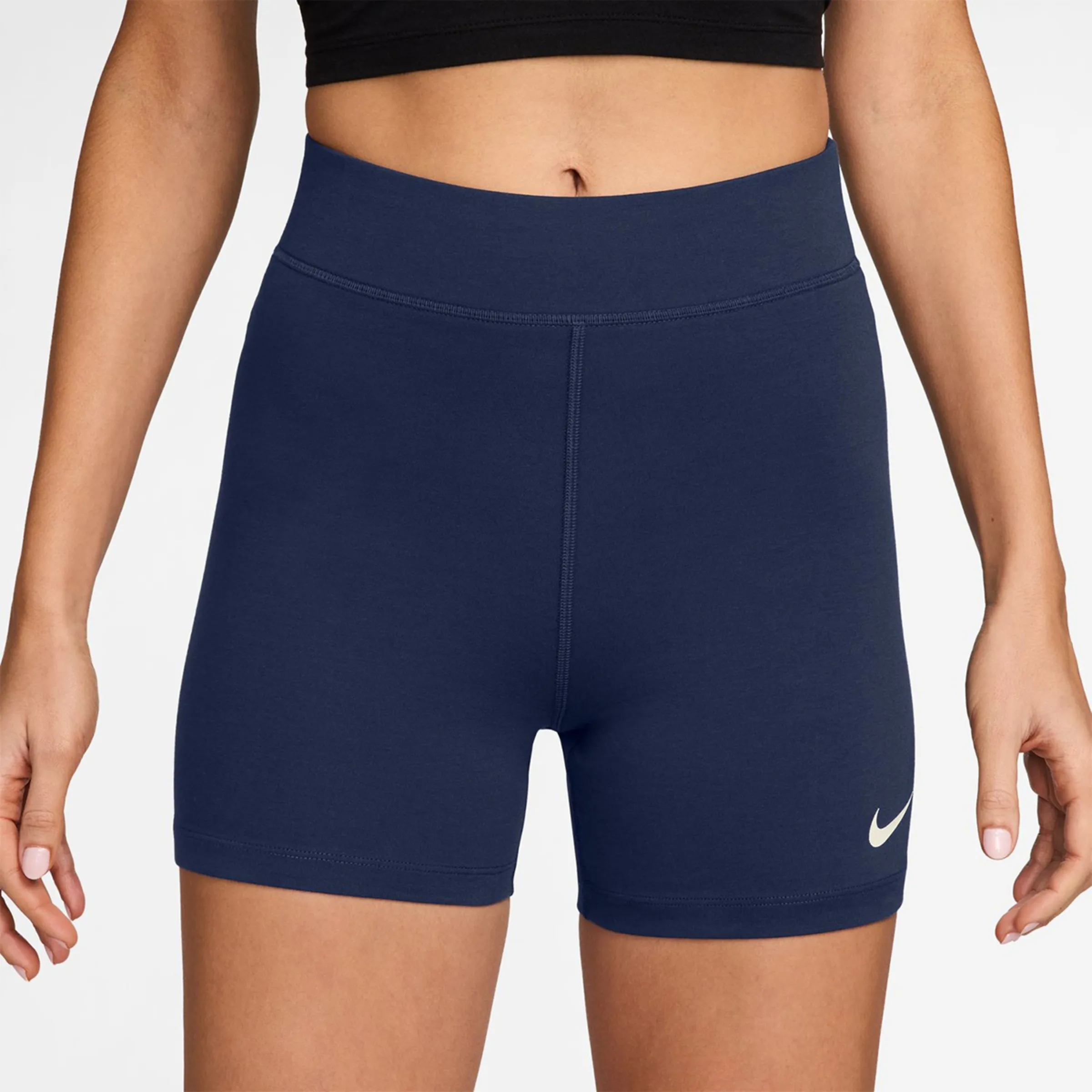 

Женская короткая майка Sportswear Classic Nike, темно-синий