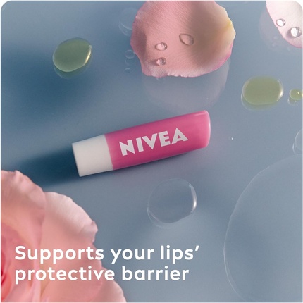 Бальзам для губ NIVEA Soft Rose 4,8 г с маслом ши, натуральными маслами и витаминами — фото 3