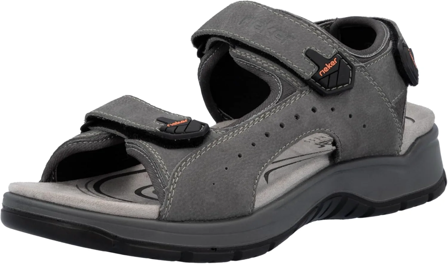 Шлепанцы Rieker mens 26951, серый
