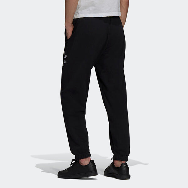 Спортивные штаны adidas originals Logo Printing Loose Sports Bundle Feet Pants Black, мультиколор — фото 3