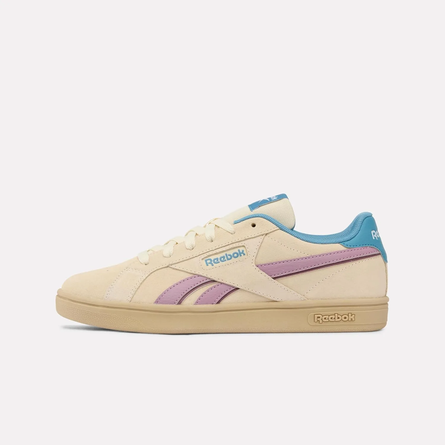Кроссовки Reebok унисекс Reebok Court Retro, синий/бежевый — фото 3