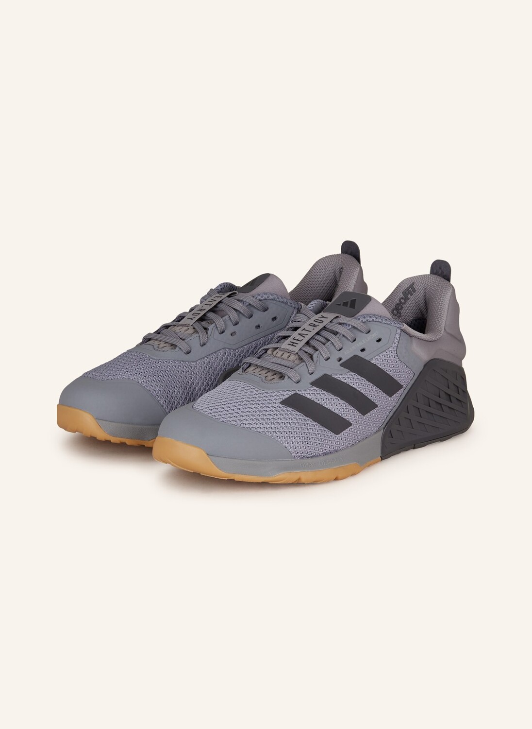 

Кроссовки для фитнеса dropset 3 trainer adidas, серый/темно-серый