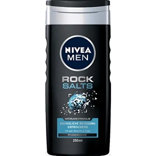 Мужской гель для душа Nivea Rock Salts, 3 шт. по 250 мл Nivea