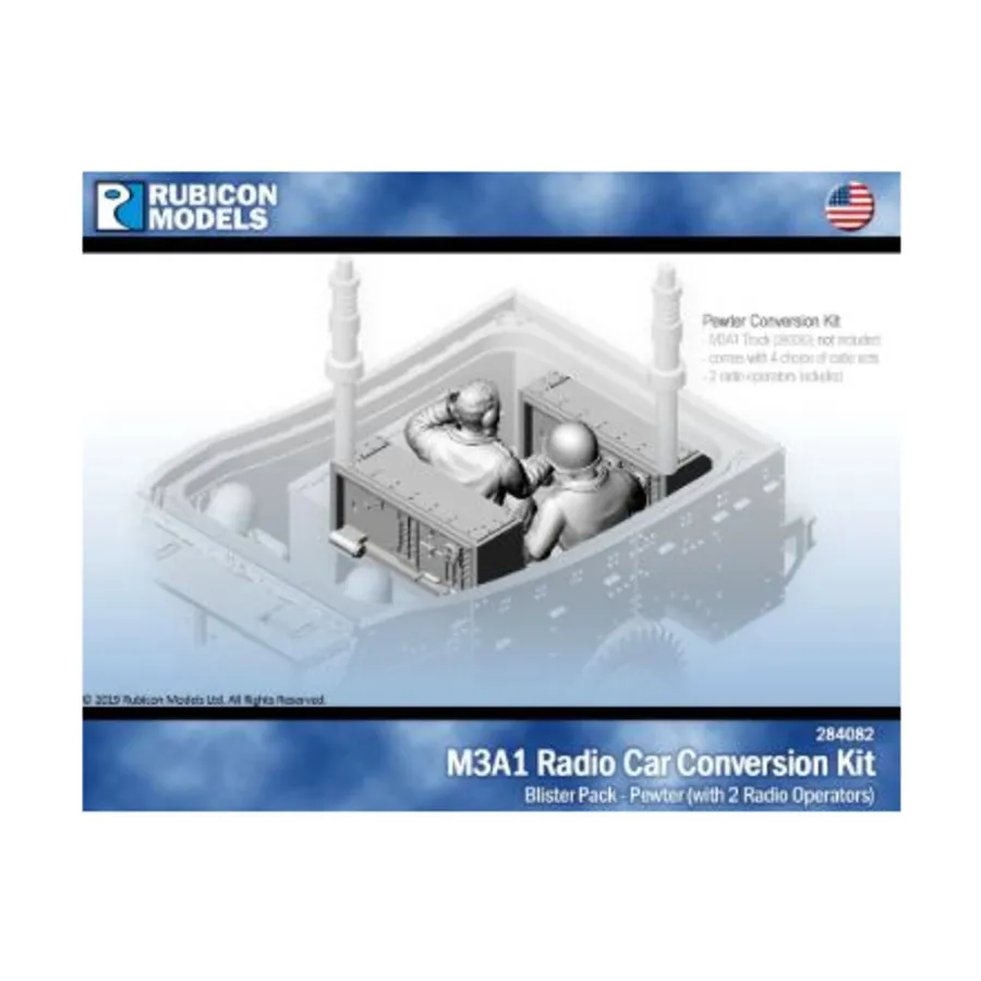 

Комплект для переоборудования радиомашины M3A1 с экипажем, World War II - USA & Other Allies (28mm)