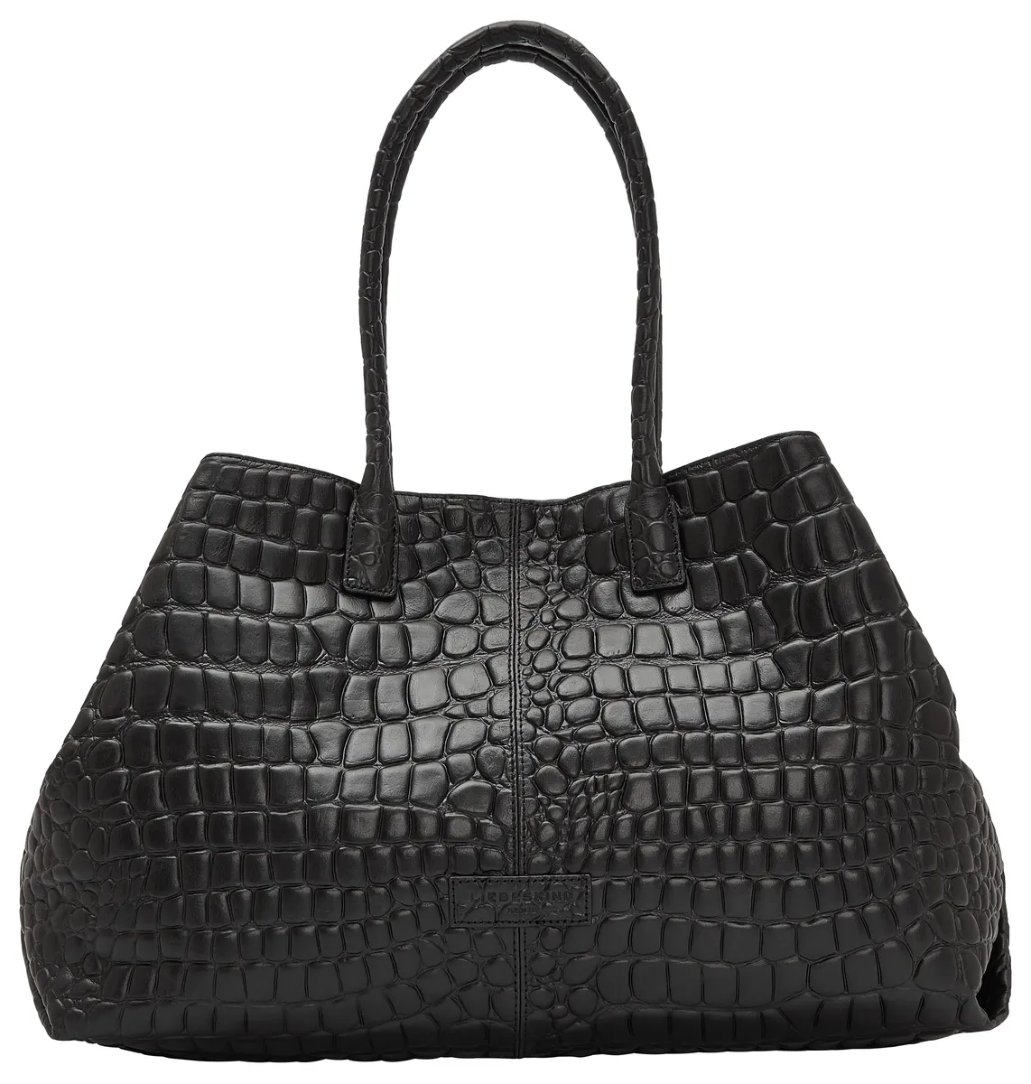 

Liebeskind Berlin Shopper "Chelsea Croco Shopper L", кошелек, портмоне, сертифицированный по LWG, кошелек, черный