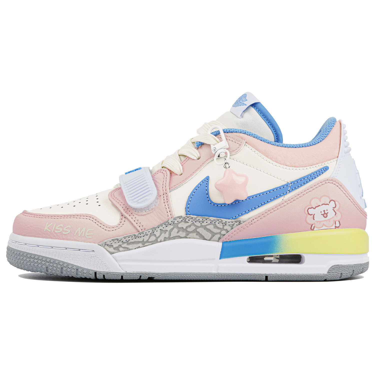 

Кроссовки JORDAN Legacy 312 Vintage Basketball Shoes Women's Low-Top Pink Blue