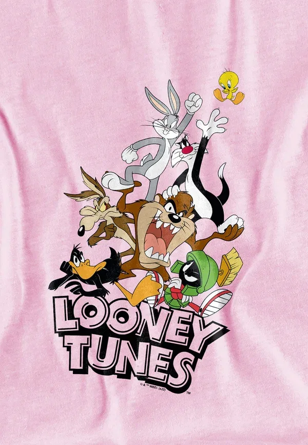 Футболка Looney tunes gang 2 print t-shirt Cotton Soul, розовый — фото 3