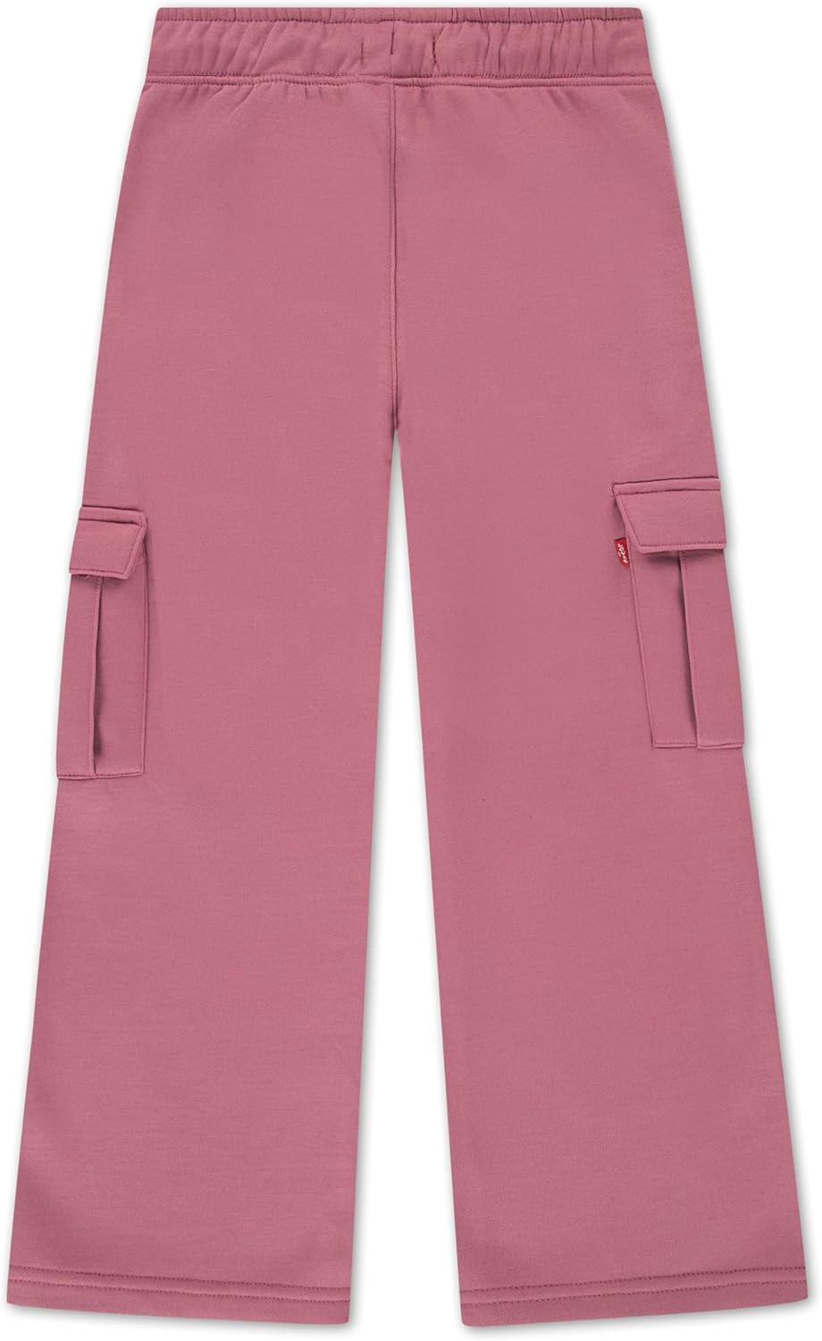 Мягкие трикотажные брюки Levi's для девочек с широкими штанинами, Rose Wine — фото 2