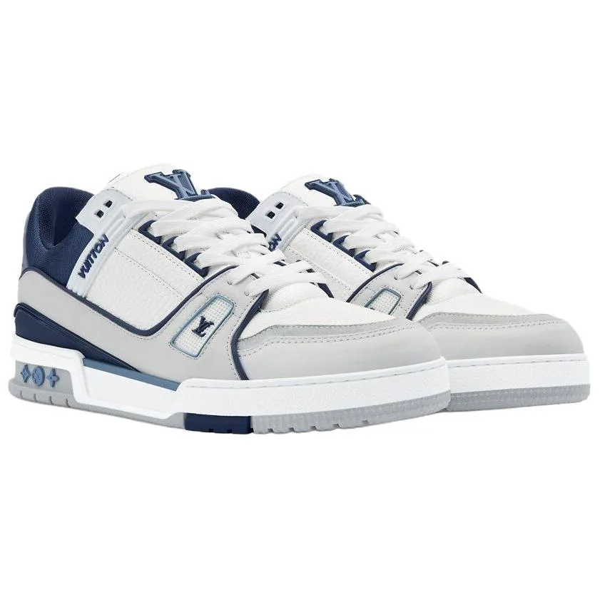 LOUIS VUITTON Кроссовки low top для скейтбординга мужские синие — фото 4
