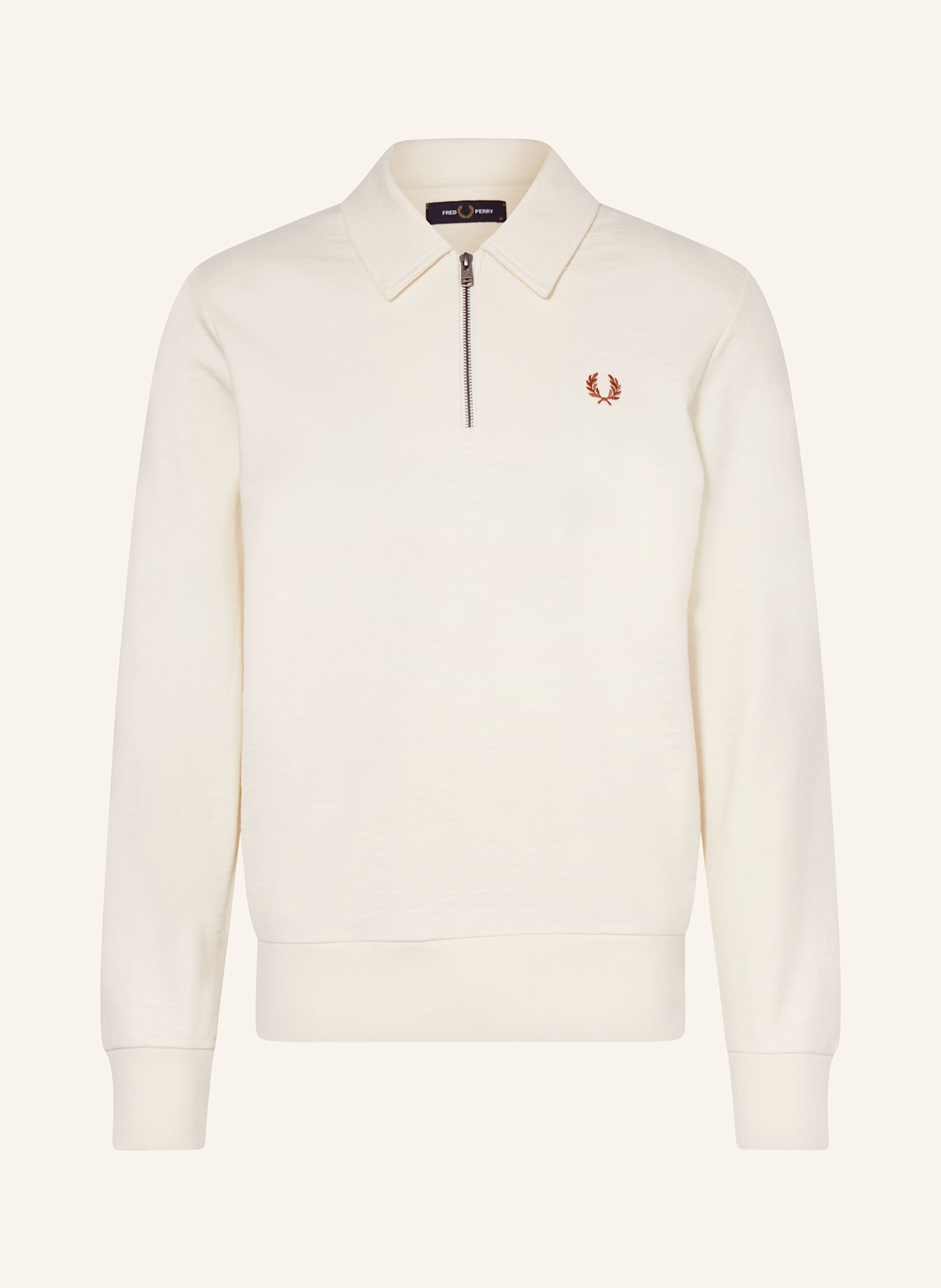 

Футболка-Поло из тренировочного материала Fred Perry, экрю