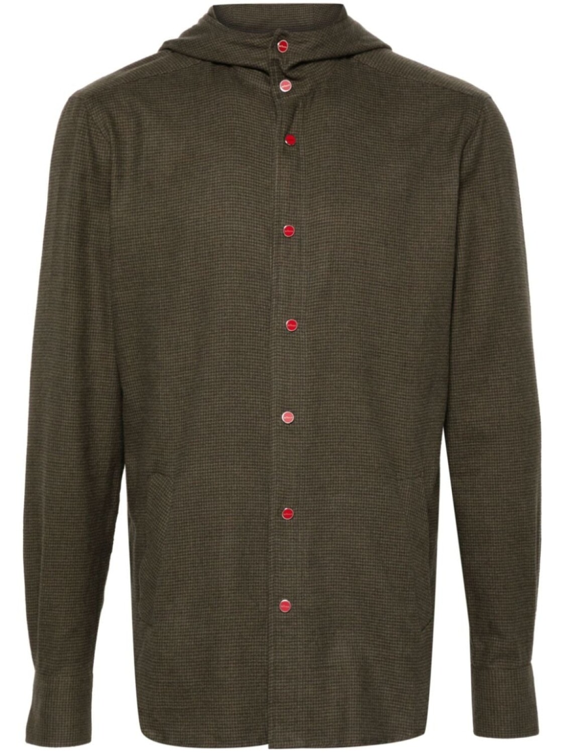 

Kiton худи в ломаную клетку, зеленый