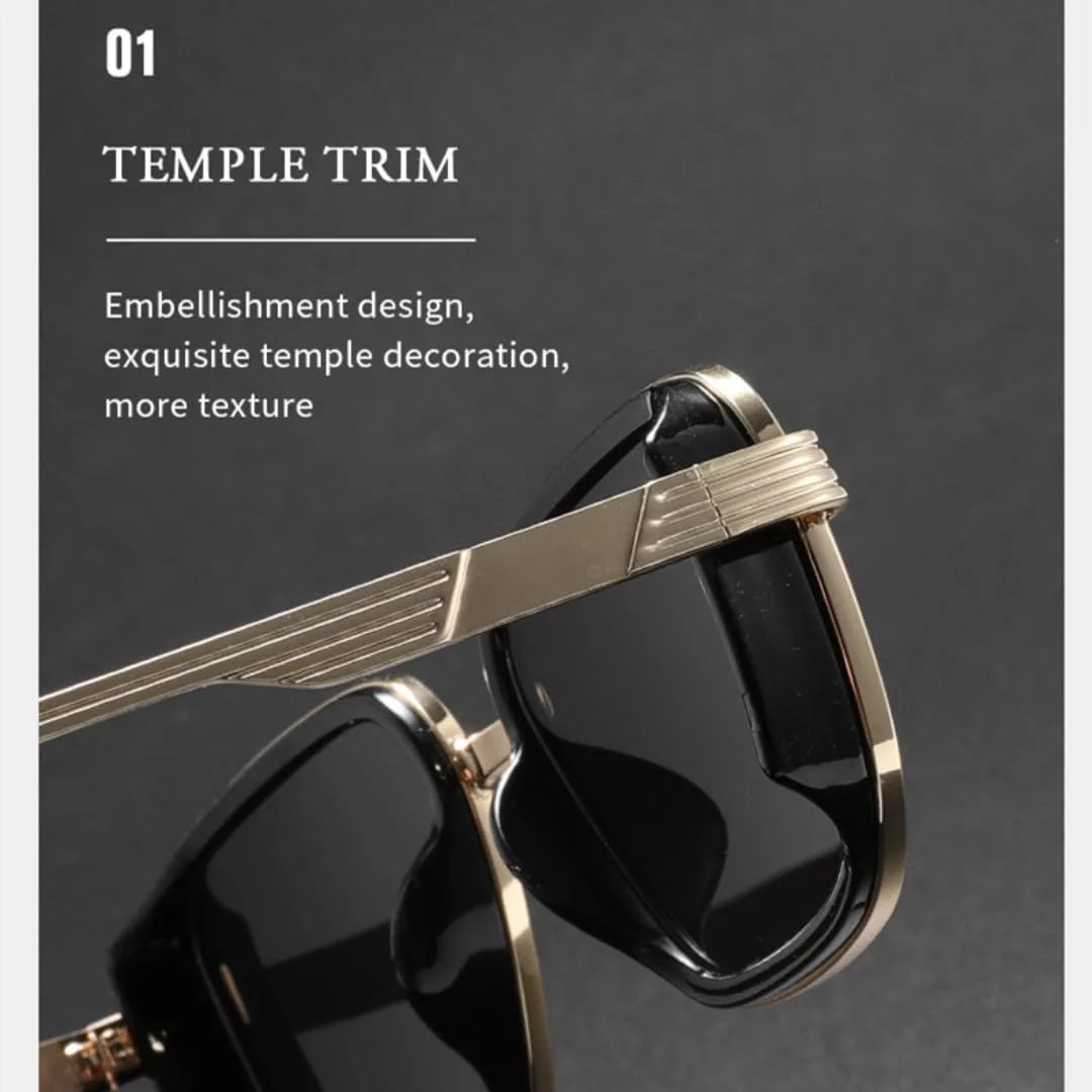 

Металлические панк-солнцезащитные очки для женщин, роскошные винтажные очки для мужчин, нестандартной формы, защита от УФ-излучения UV400 VFDHN, Q2906-c4