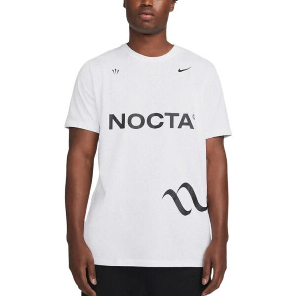 Футболка Nike x NOCTA Basketball T-Shirt Asia Sizing 'White', белый — фото 3