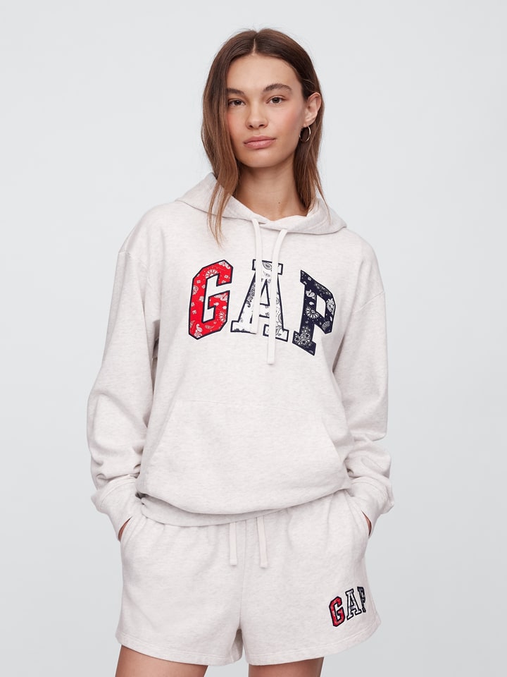 

Толстовка с капюшоном GAP, серый