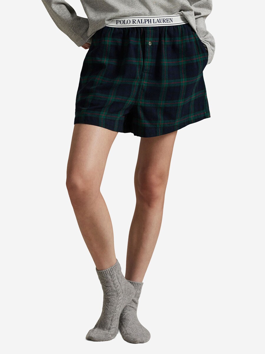 Пижамные брюки Polo Ralph Lauren Cozy Flannel , Dark blue/Dark green — фото 2