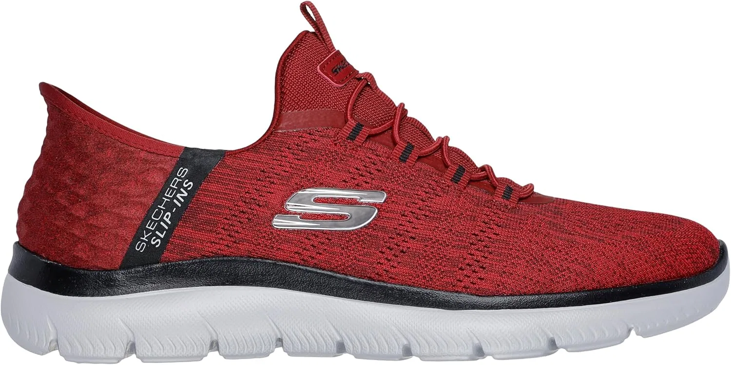 Мужские кроссовки Skechers Summits High Range, Red Black — фото 3