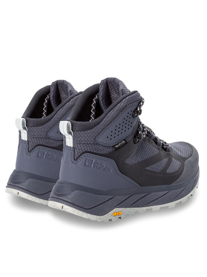 Треккинговые кроссовки Terraventure Texapore Mid W 4049991 Jack Wolfskin, серый — фото 3