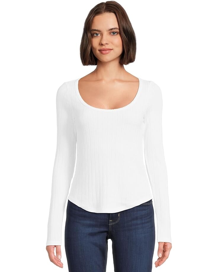 

Футболка Madewell Pointelle Tee, цвет Eyelet White