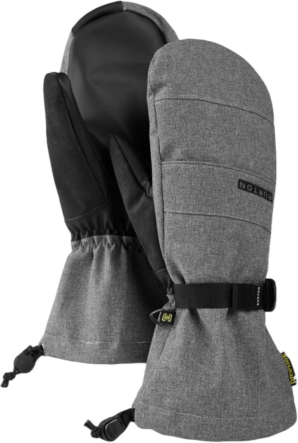 

Мужские утепленные, теплые и водонепроницаемые варежки Burton Profile с сенсорным экраном, Monument Heather