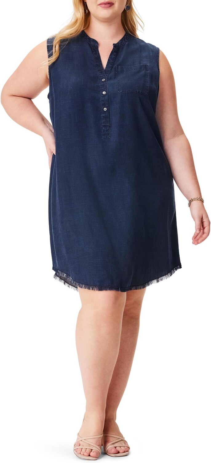 

Платье NIC+ZOE Plus Size Denim Dress, цвет Dark Wash