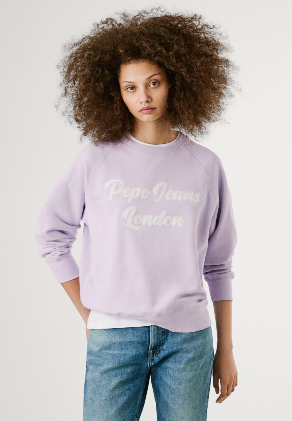 

Толстовка ALISON Pepe Jeans, сиреневый