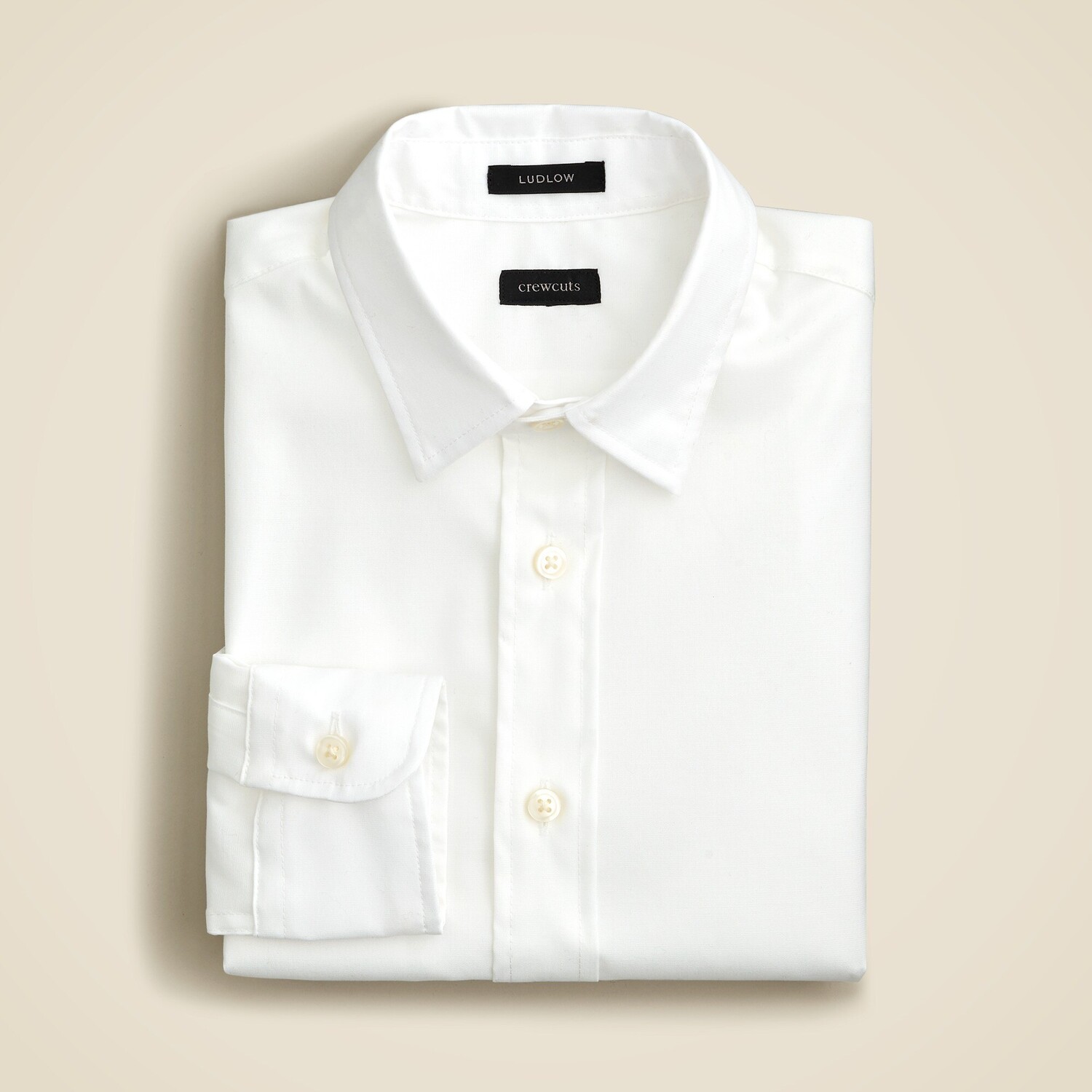 

Рубашка для мальчика из тонкого хлопка Ludlow Premium J.Crew, белый