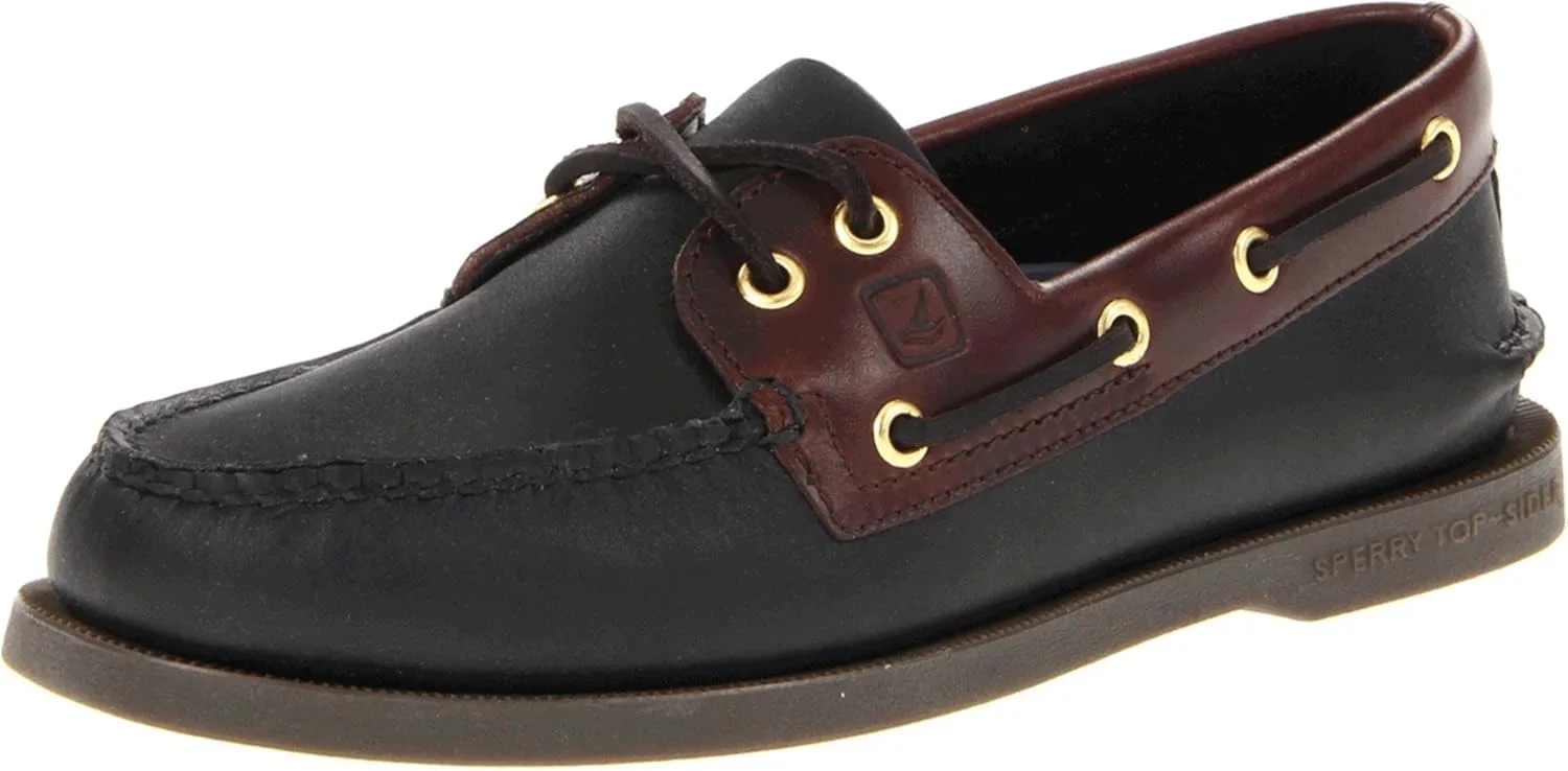 Мужские мокасины Sperry A/O с двумя парами роскошных туфель, классического черного цвета