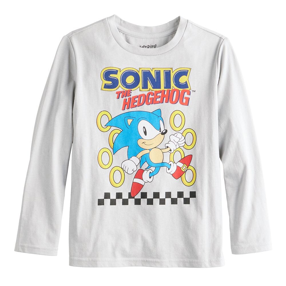 

Футболка Jumping Beans Sonic The Hedgehog Winner с длинными рукавами и рисунком для мальчиков 4–12 лет Sonic the Hedgehog, цвет Silver