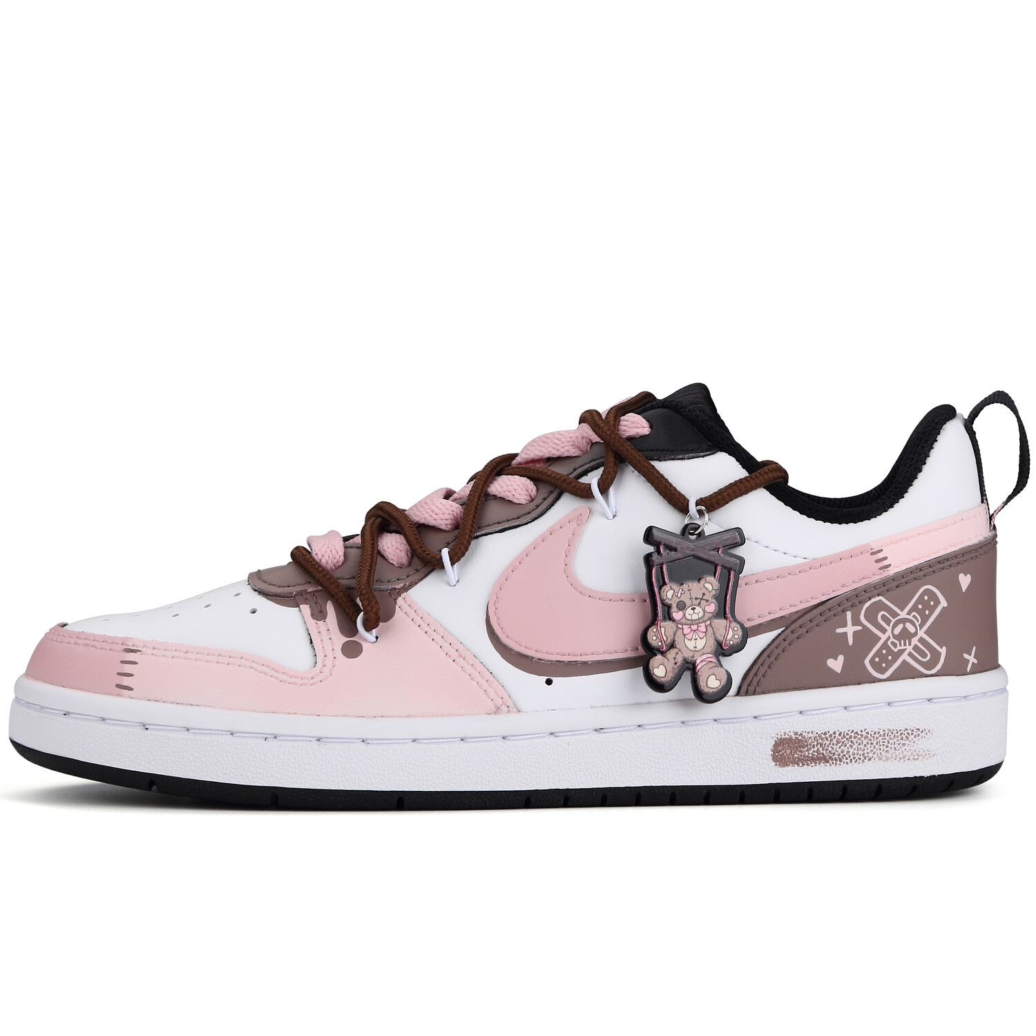 

Кроссовки Nike Court Borough Skateboarding Shoes Women's Low-top, розовый