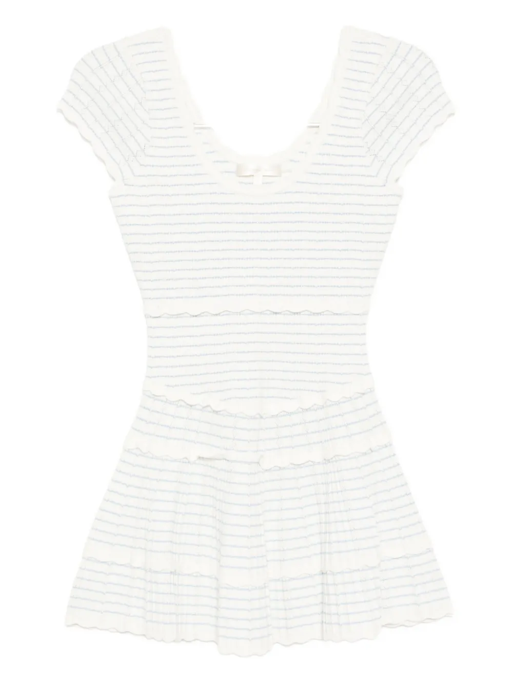 

Мини-платье Elisavette LoveShackFancy, белый