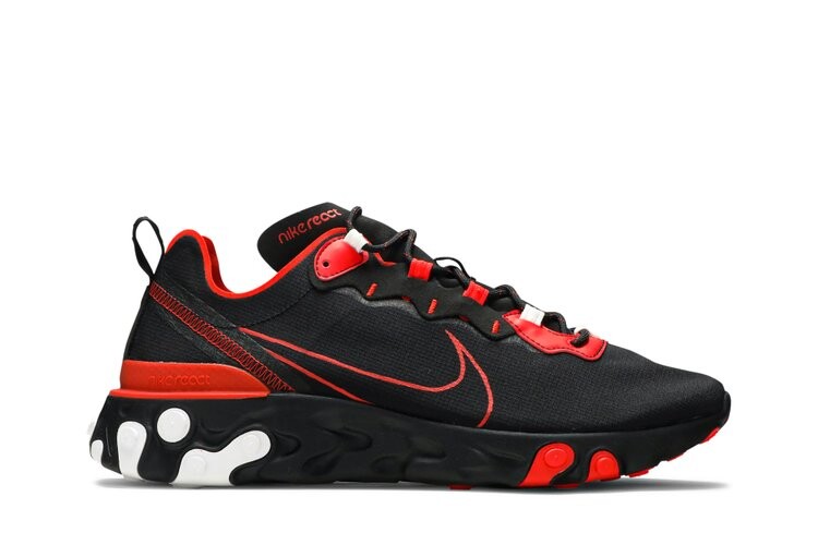 

Кроссовки Nike React Element 55 'Script Swoosh', черный