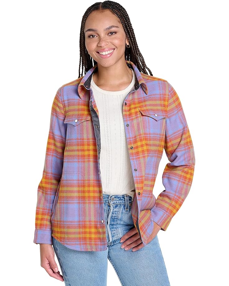 

Рубашка Toad&Co Folk Yeah Shirt Jacket, цвет Pansy