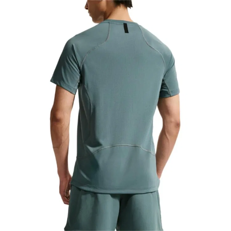 Футболка Pro T Shirts Men's Mineral Slate Blue Crew Neck Nike — фото 3