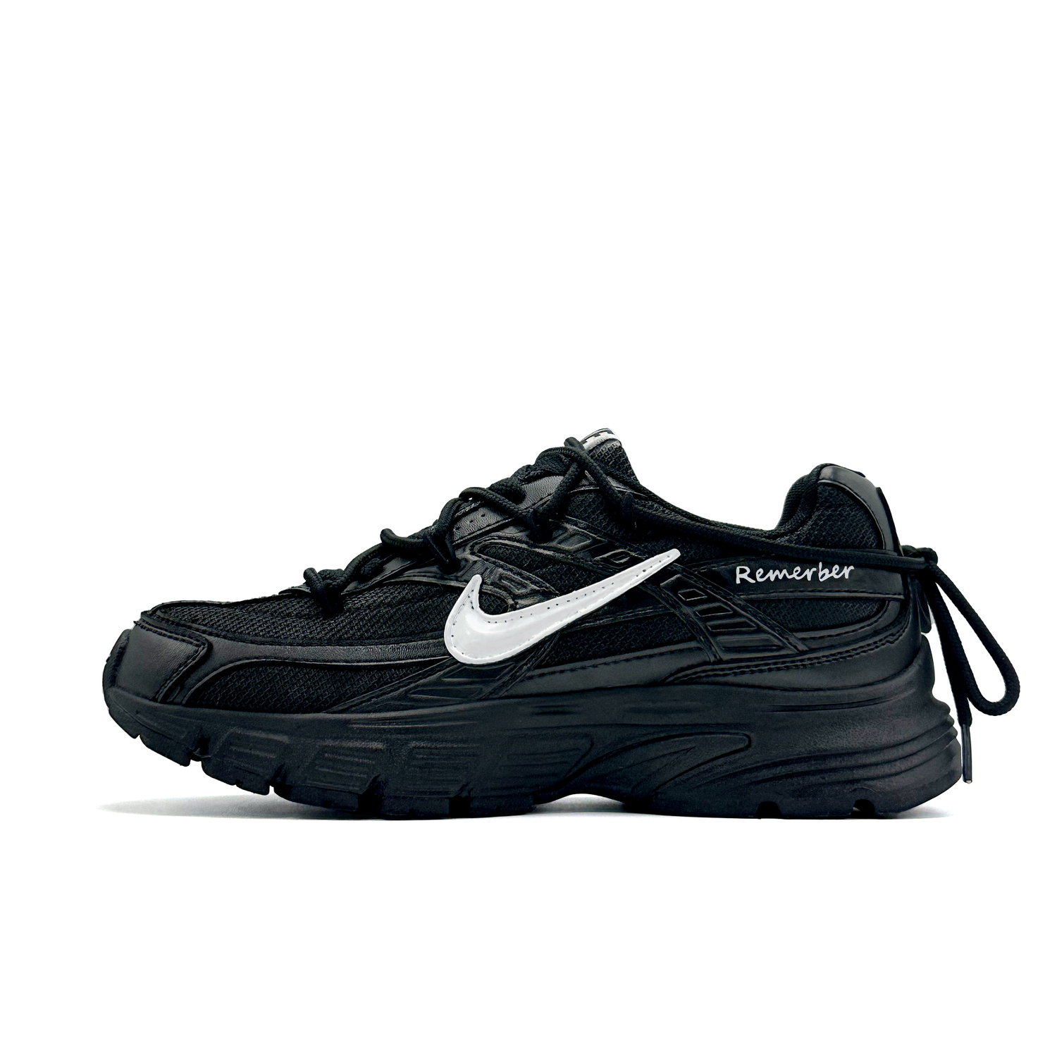 

Nike Кроссовки Unisex Black White Casual City Commute Running Shoes Low top с амортизацией Initiator Cushioning Support