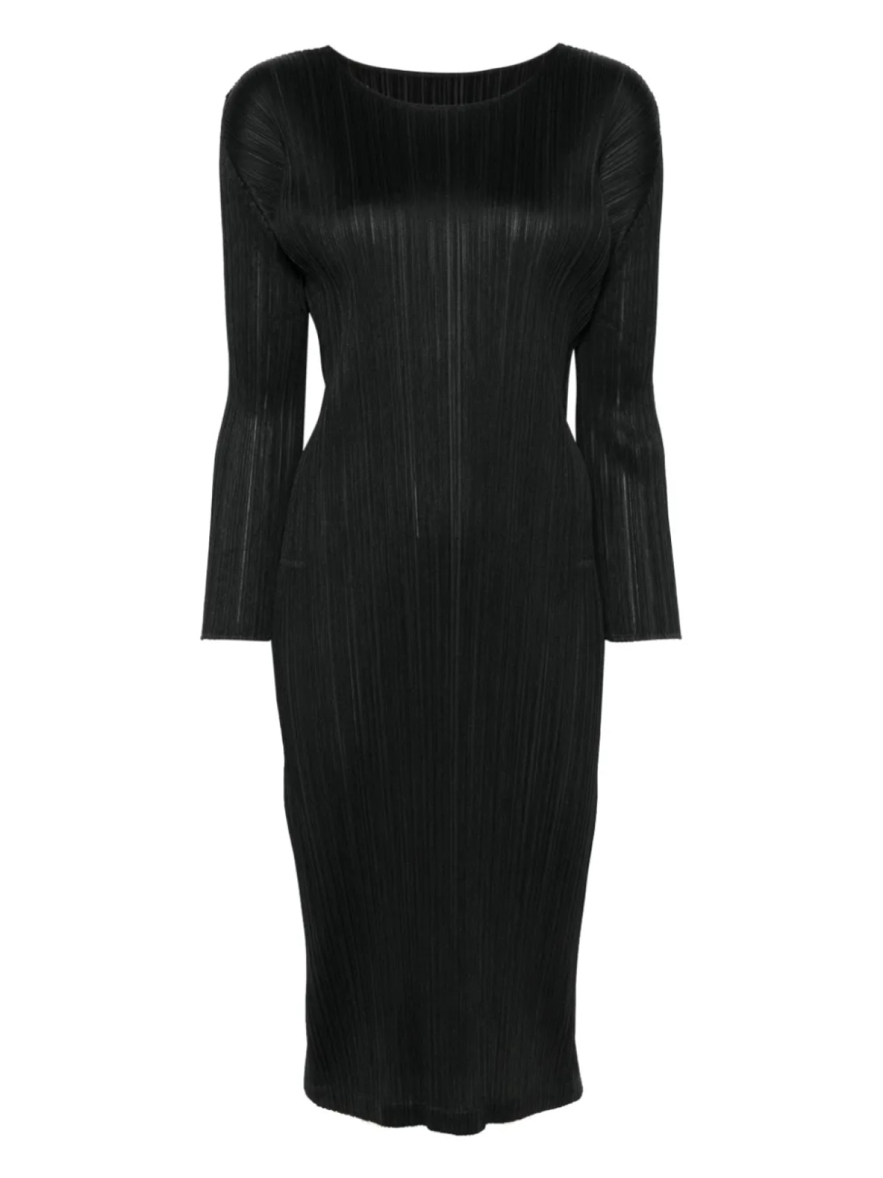 

Платье миди Monthly Colors February Pleats Please Issey Miyake, черный