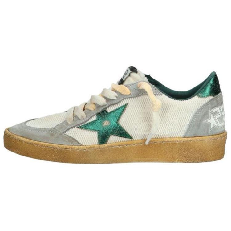 

Кроссовки женские Golden Goose Ball Star, серый / белый / зеленый