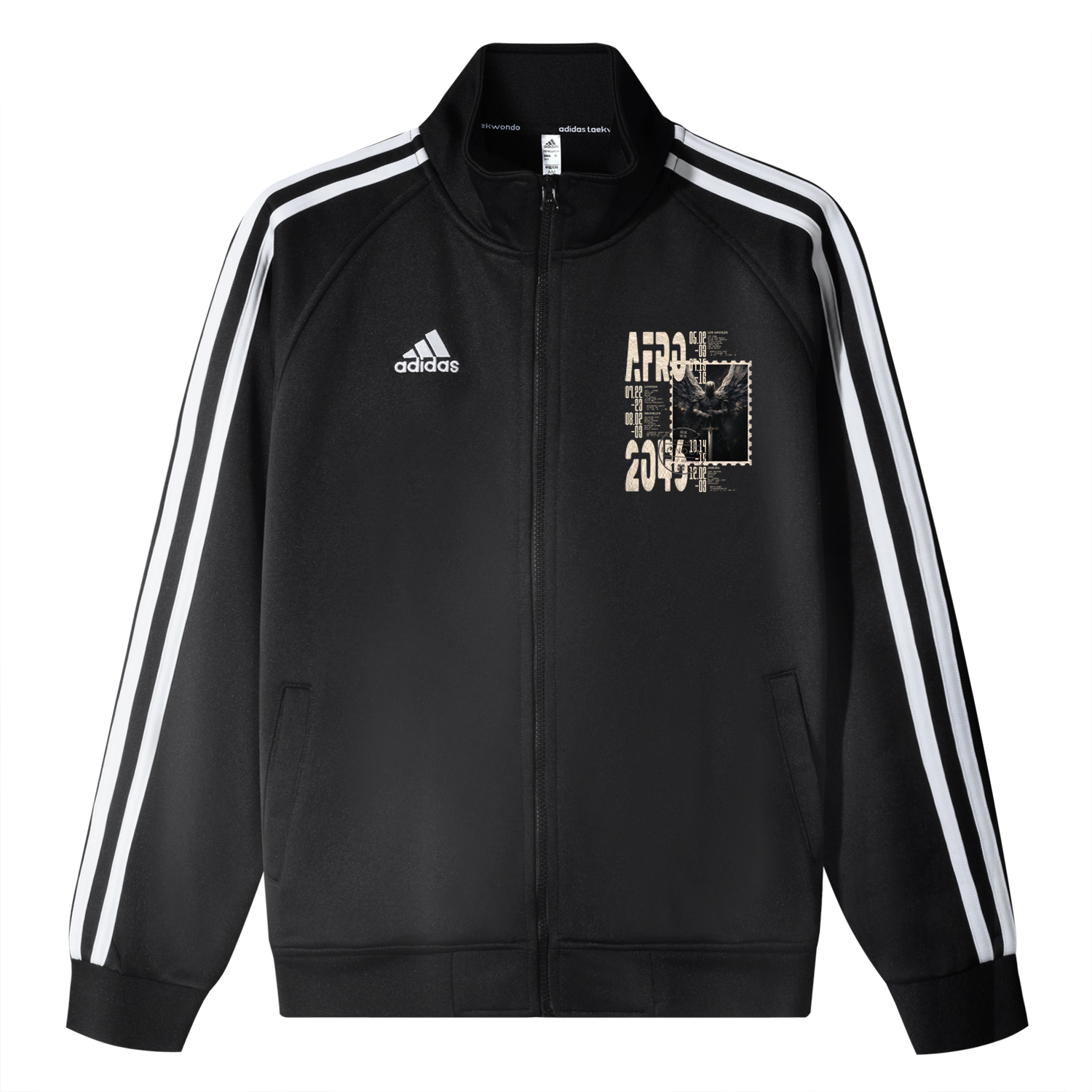 

Adidas Унисекс куртка 3-Stripes черная, Black