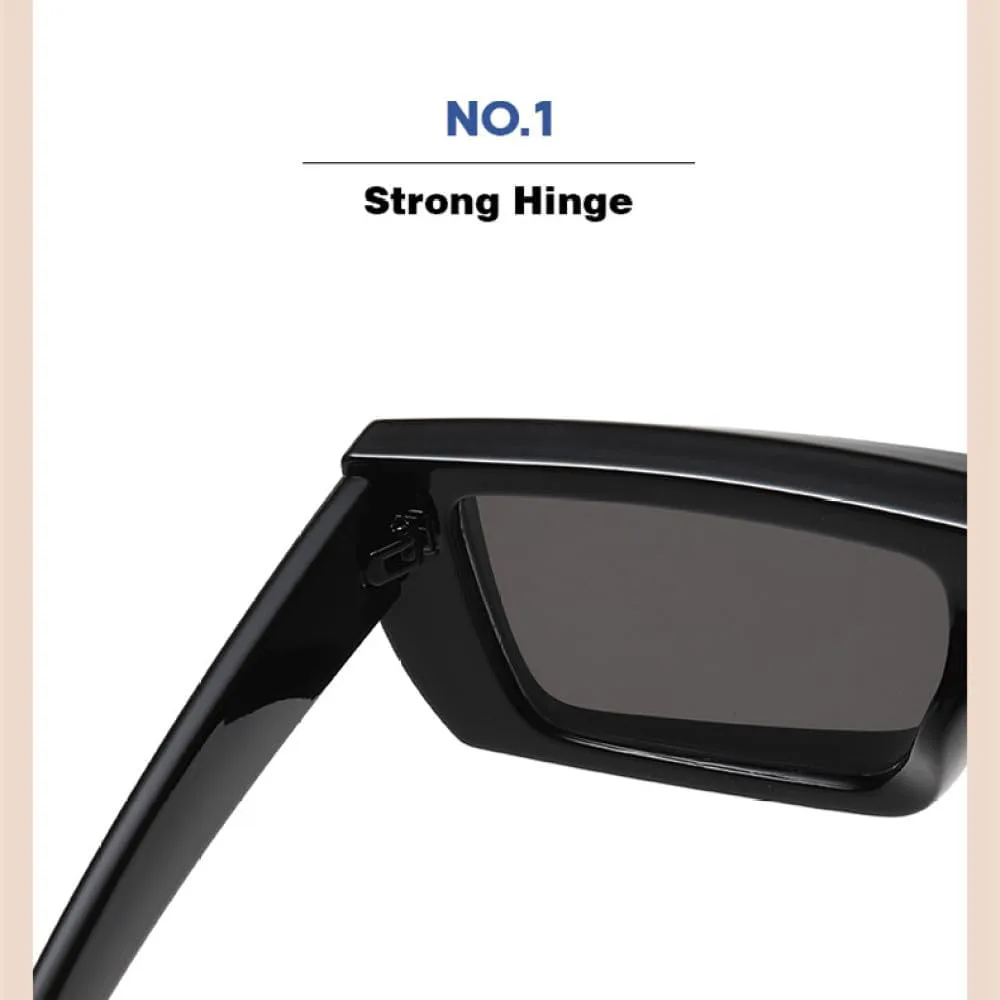 

MUTYNE Маленькие солнцезащитные очки для женщин, модный тренд, стимпанк, мужские винтажные роскошные прямоугольные солнцезащитные очки в стиле панк, D-c7-green