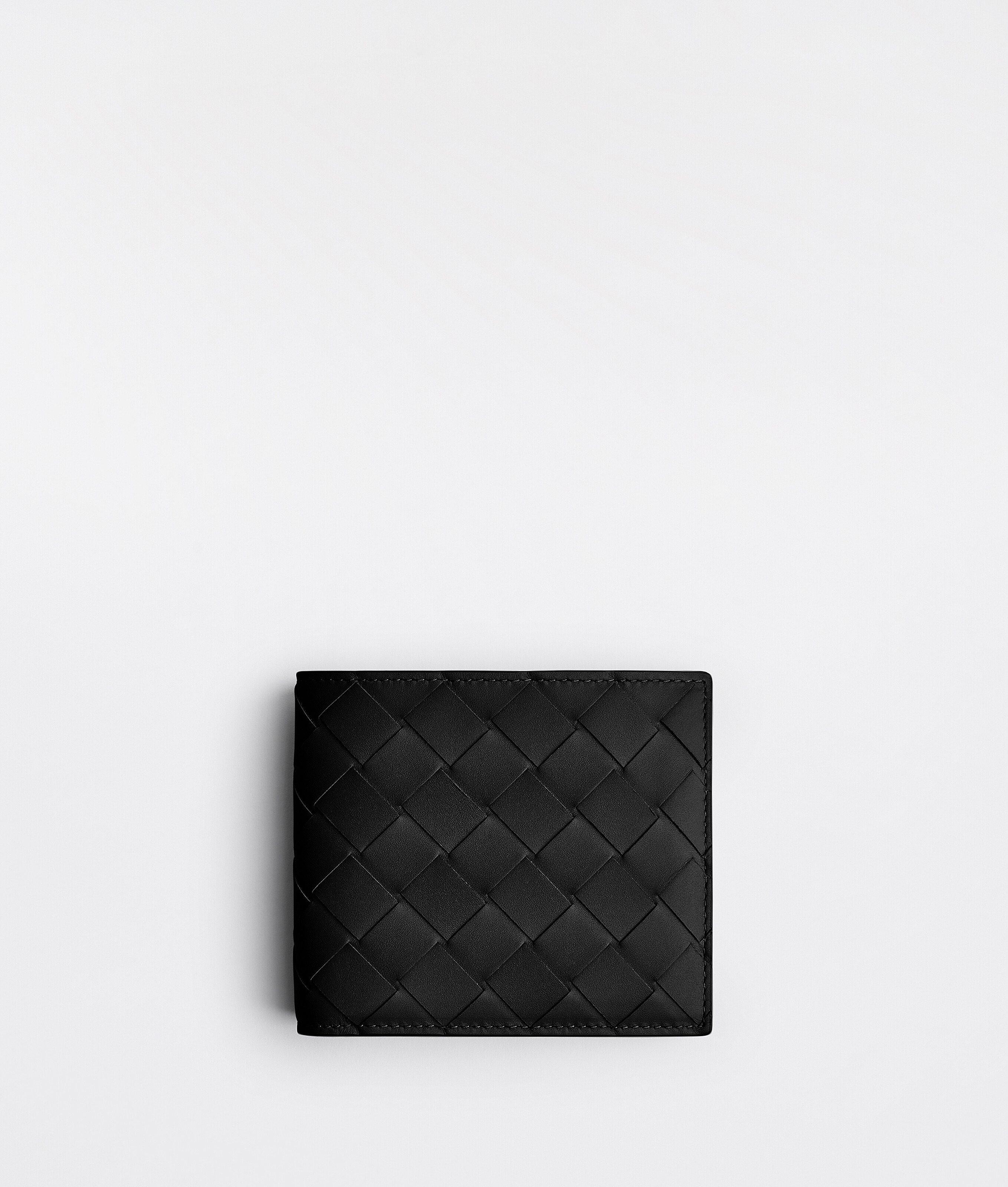 

Intrecciato двойной кошелек с кошельком для монет Bottega Veneta, черный