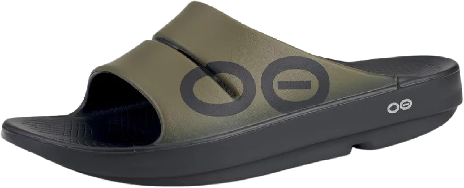 

Сандалии OOFOO Unisex-Adult Ooahh Sport Slide Oofos, зеленый