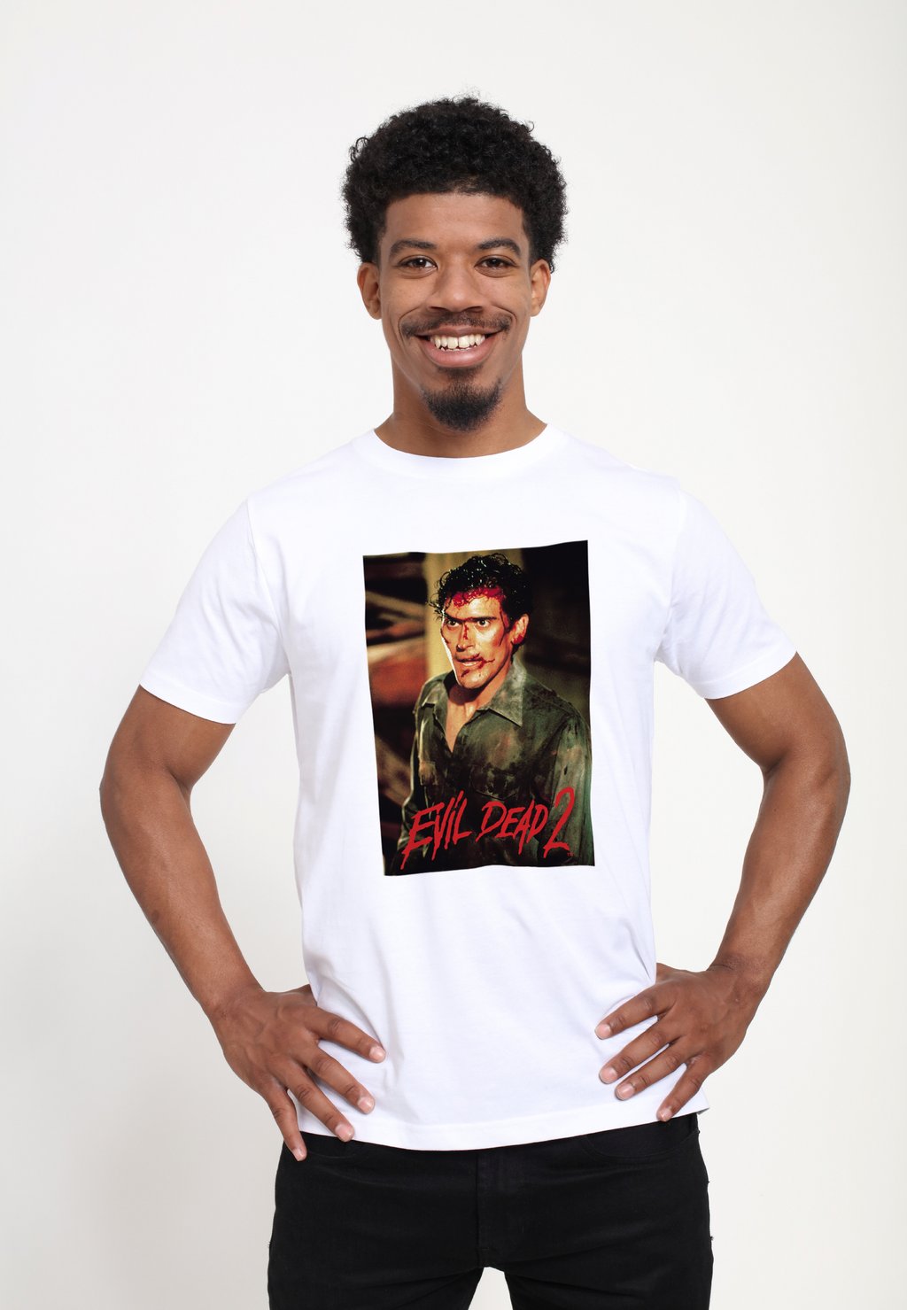 

Футболка с принтом EVIL DEAD 2 Henry Tiger, белый