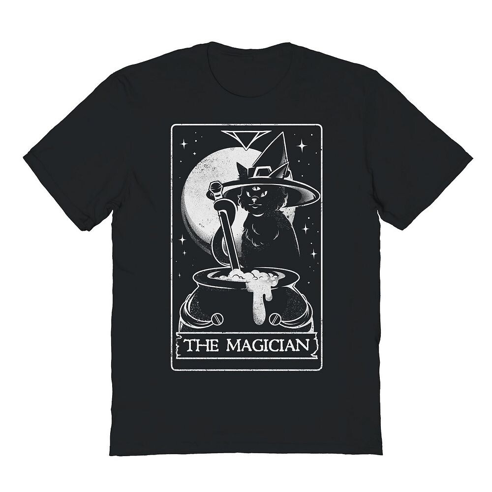 

Мужская футболка с рисунком Magician Halloween Licensed Character, черный