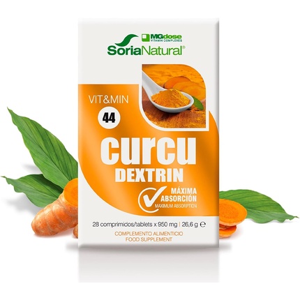 

VIT & MIN 44 Curcu декстрин 950 мг 28 таблеток Soria Natural