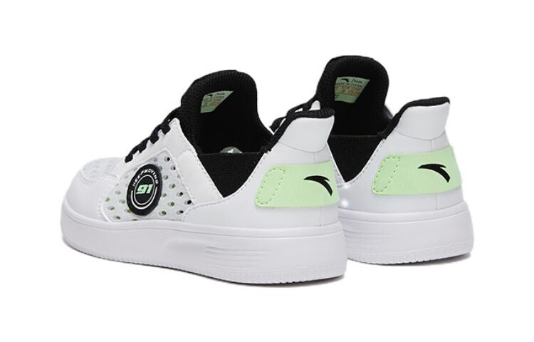 Детские кроссовки для скейтбординга PS Low-top Белые/зеленые Anta Kids — фото 4