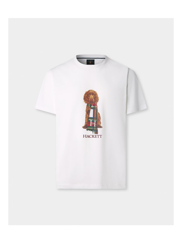 

Hackett London Белая футболка, Белый, Hackett London Белая футболка
