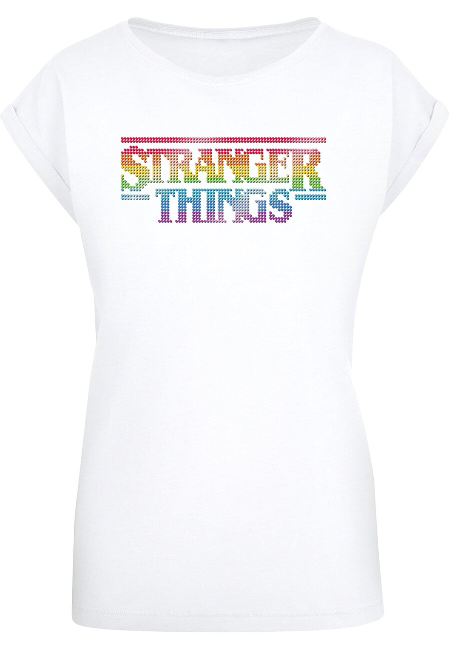 

Рубашка ABSOLUTE CULT Stranger Things - Rainbow Dot, белый