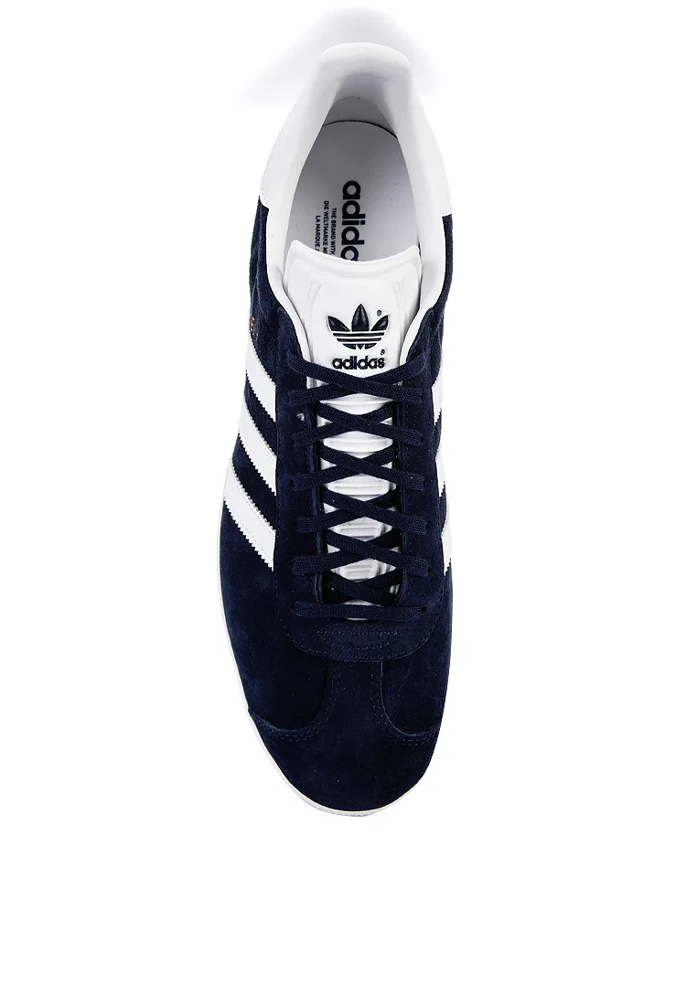 Кроссовки мужские Gazelle, Adidas, белый/темно-синий/золотой — фото 4