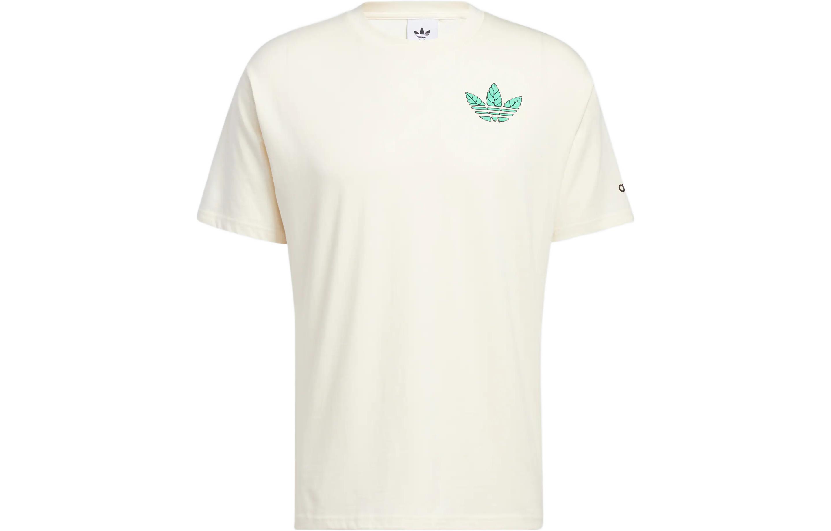 Adidas Trefoil Leaves Tee Adidas Originals, Экрю — фото 2