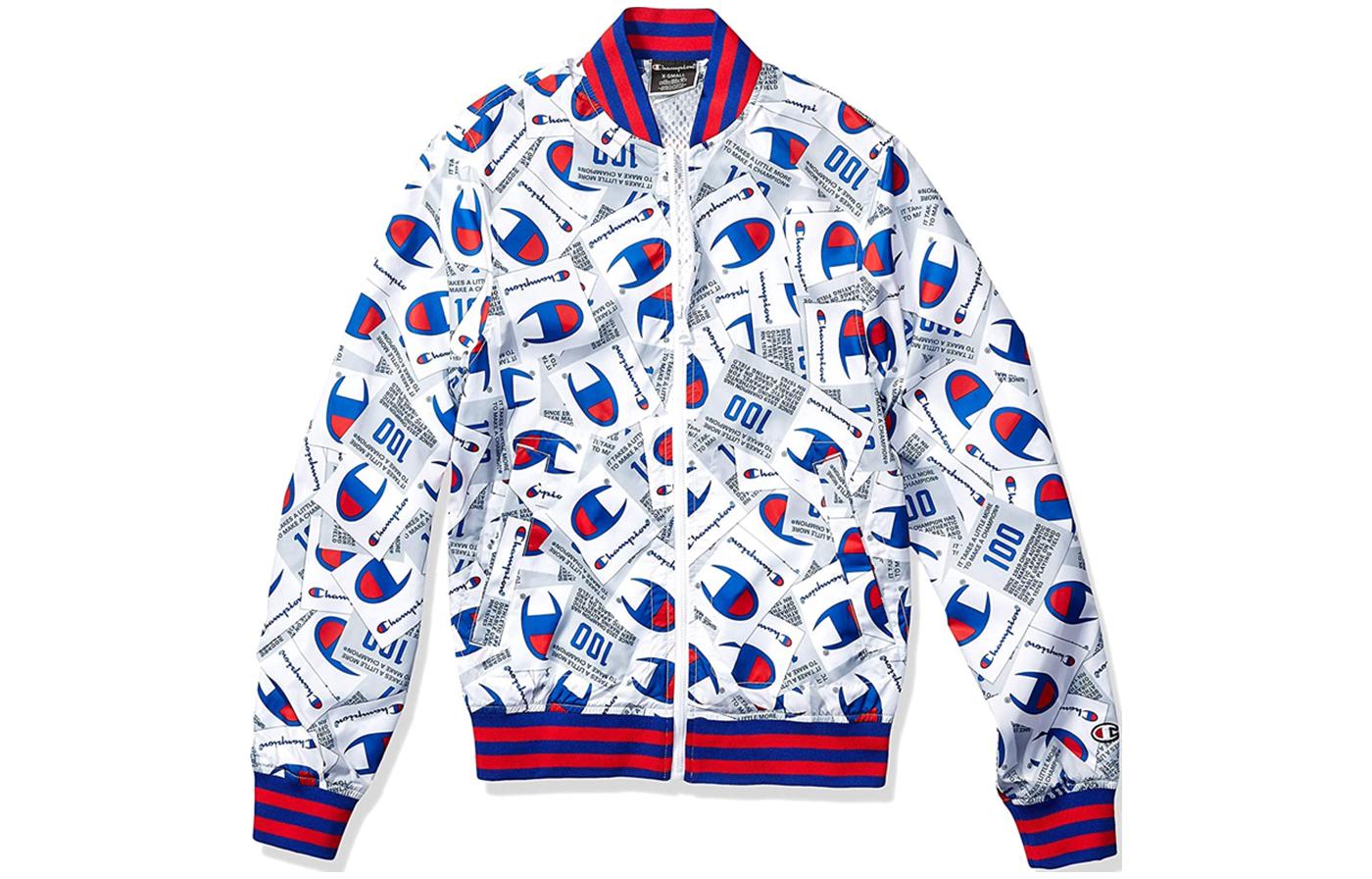 

Champion Бейсбольная куртка унисекс белая, White