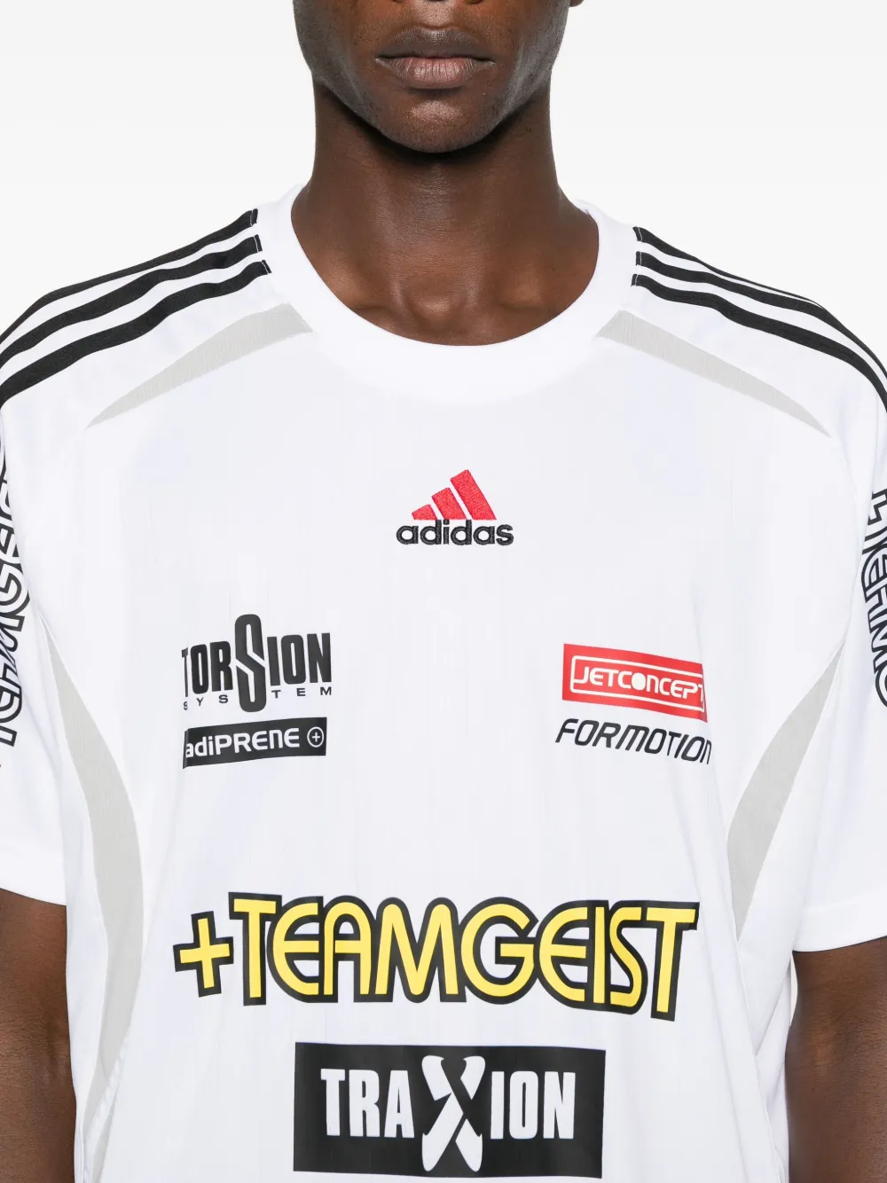 Футболка с графикой Teamgeist Moto Adidas, белый — фото 4